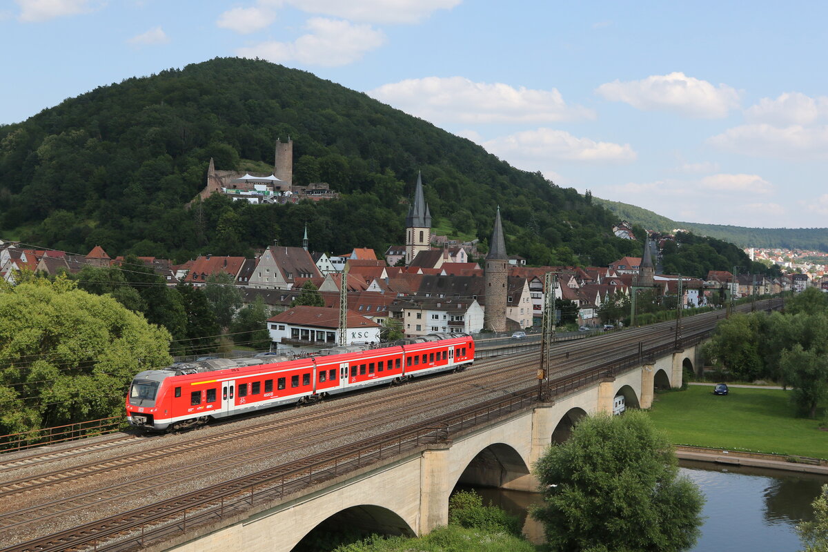 440 520 am 23. Juli 2021 bei Gemünden am Mai.