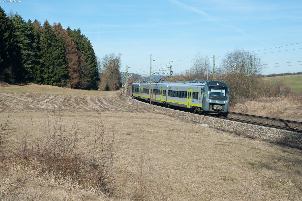 440 601 als ag 84189 von Neumarkt (Oberpf) nach Plattling bei Sinngrün, 04.03.2017