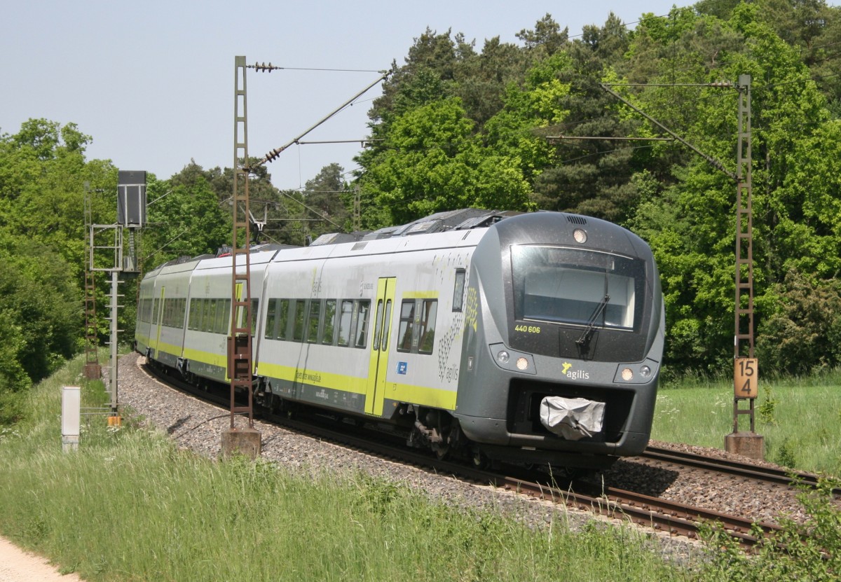 440 606 als ag 84459 (Parsberg–Regensburg Hbf) am 22.05.2014 zwischen Laaber und Deuerling