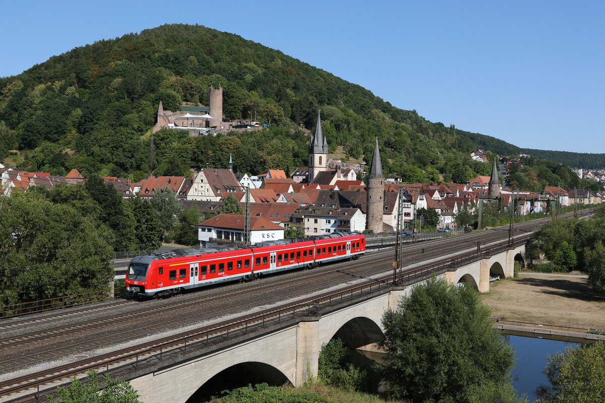 440 805 am 8. August 2022 in Gemünden am Main.
