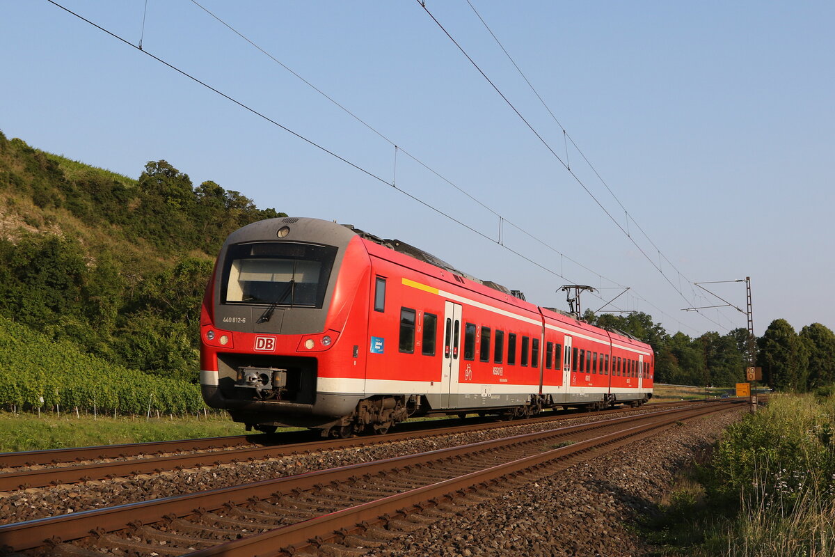 440 812 aus Würzburg kommend am 23. Juli 2021 bei Himmelstadt.