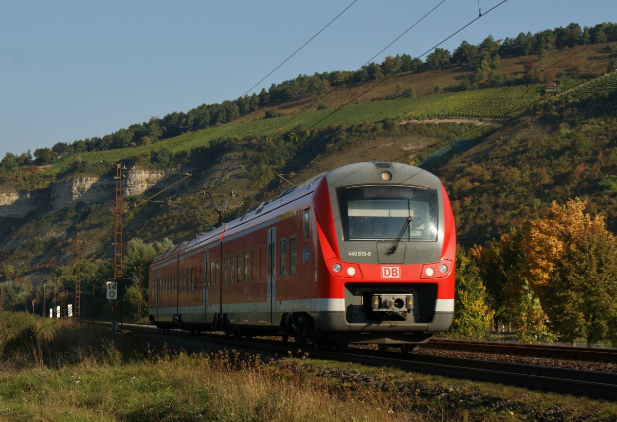 440 815-9 als RB Richtung Wrzburg unterwegs am 02.10.13