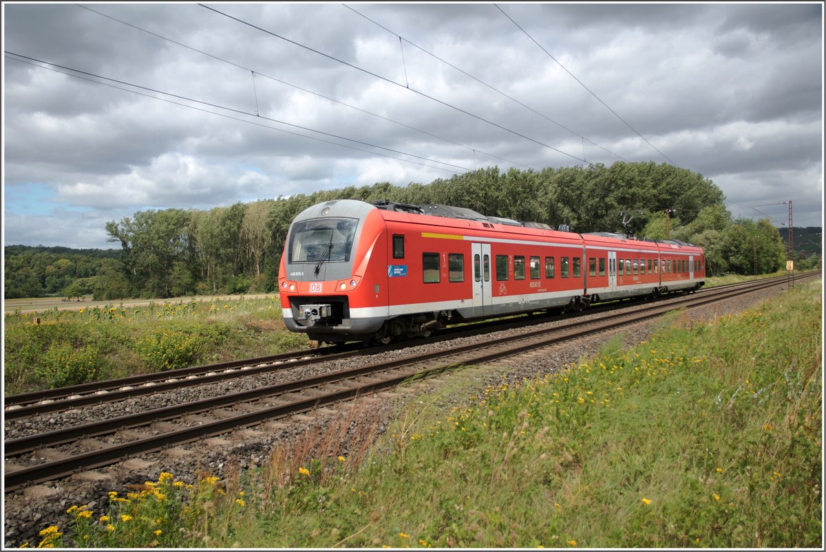 440 815-9 war am 26.08.2020 bei Himmelstadt unterwegs.