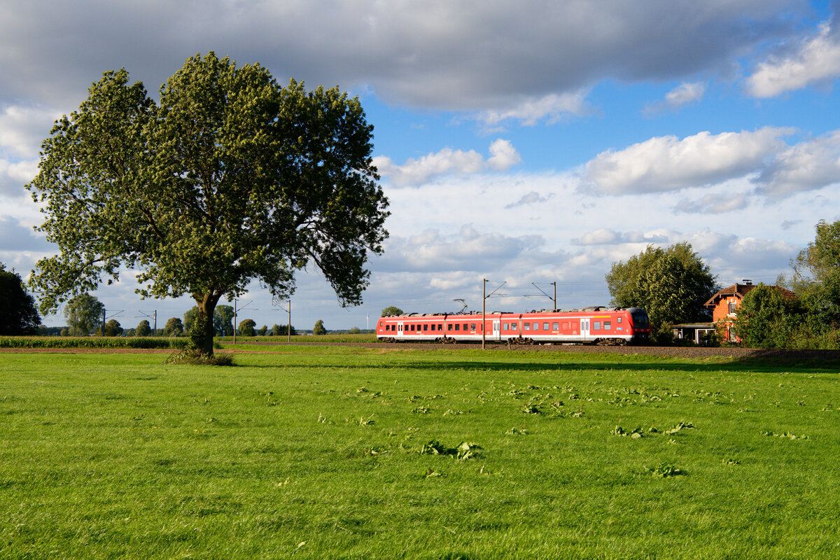 440 816 DB Regio als RB 58125 (Karlstadt - Treuchtlingen) bei Triesdorf, 26.08.2020