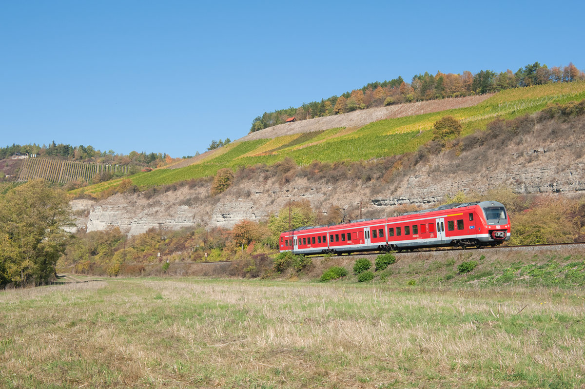 440 826 als RB 59045 von Jossa nach Bamberg bei Himmelstadt, 13.10.2018
