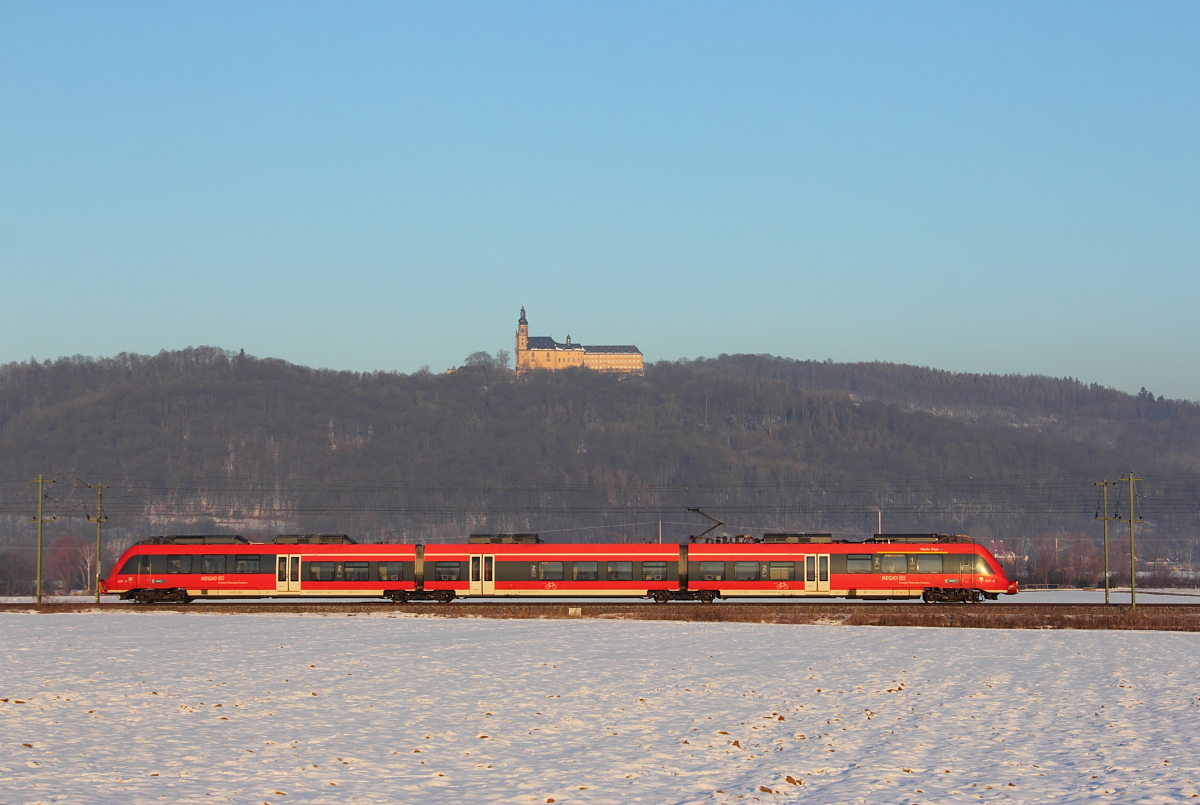 442 107  Markt Küps  bei Lichtenfels unterhalb von Kloster Banz am 27.01.2017.