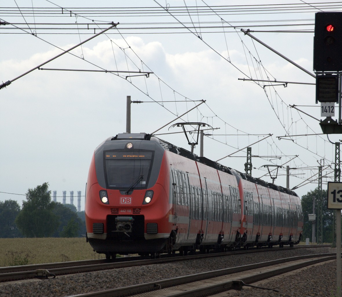 442 113 kurz hinter Nünchritz.11.06.2014  16:59 Uhr.