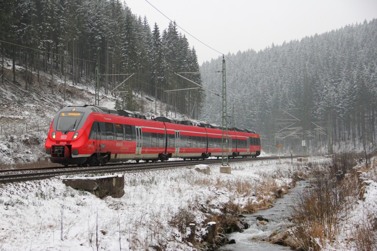 442 270  Grub am Forst  im Frankenwald bei Steinbach am Wald am 24.01.2015.