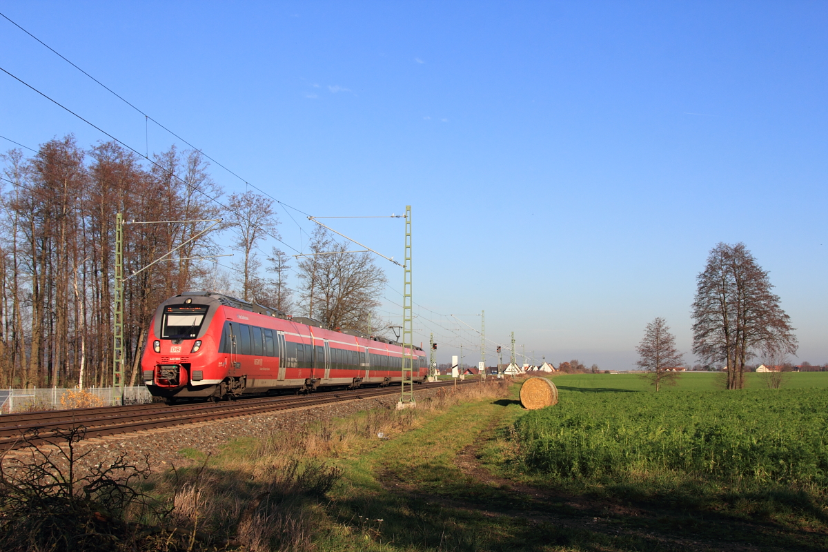442 303  Bad Staffelstein  bei Bad Staffelstein am 07.12.2015.