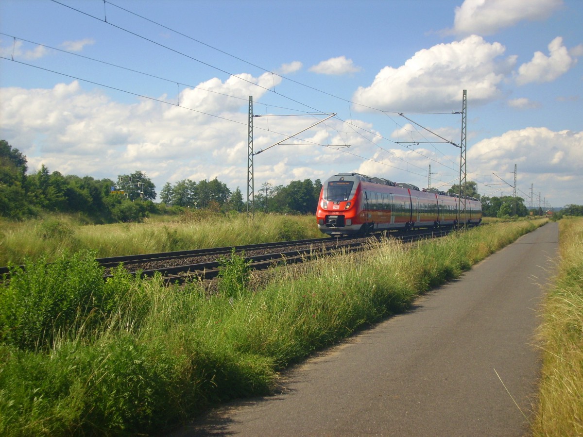 442 307 am 21.06.2013 zwischen Hallstadt und Breitengüßbach (bei Bamberg)