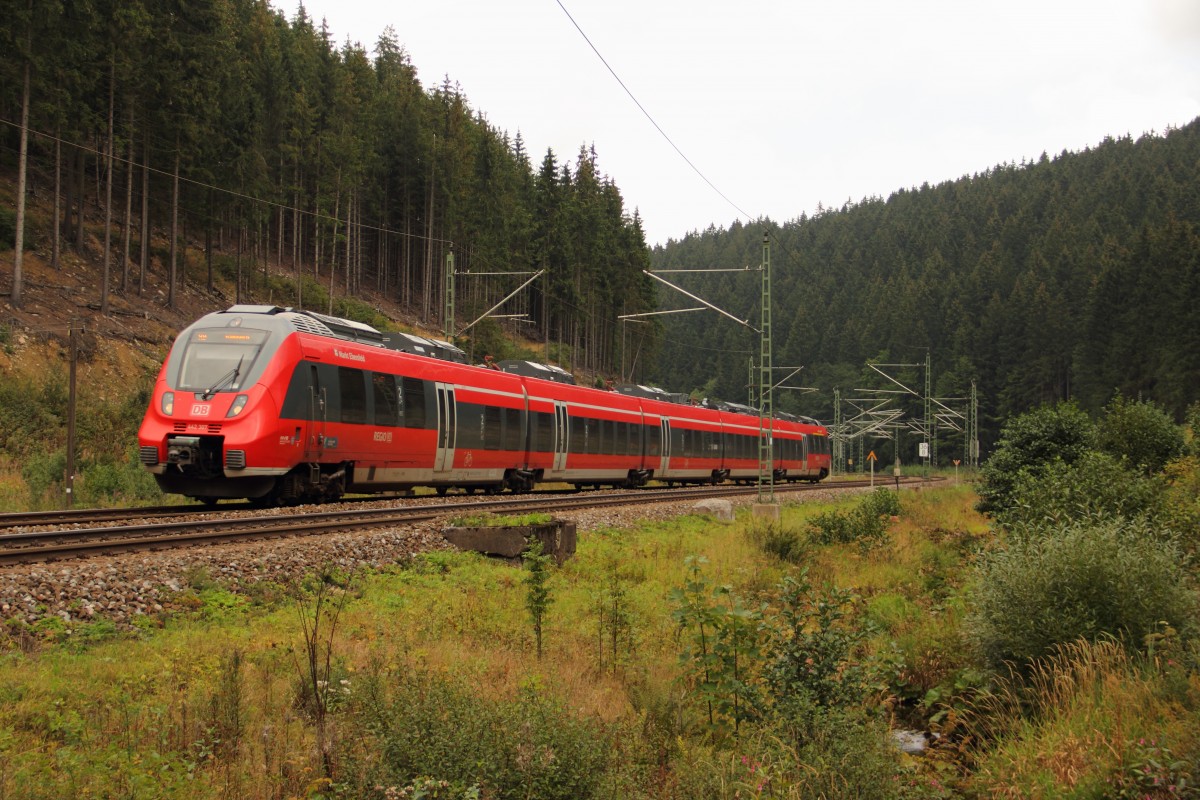 442 307  Markt Ebensfeld  bei Förtschendorf am 06.09.2015.