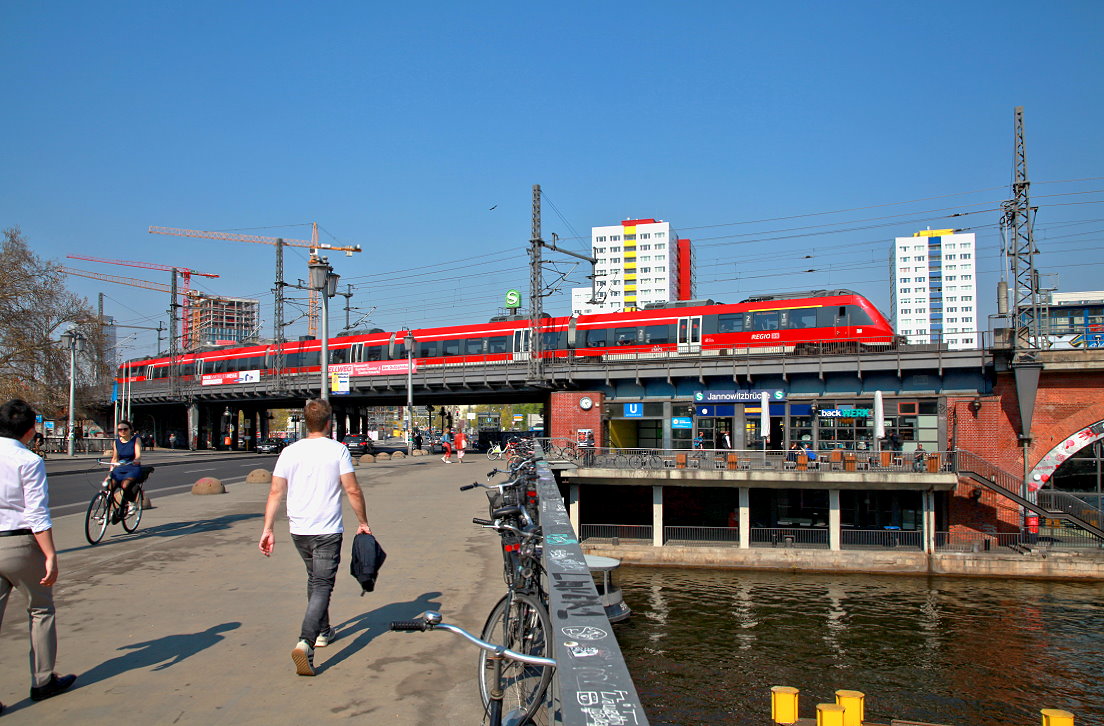 442 317, Berlin Jannowitzbrücke, RB18623, 06.04.2019.