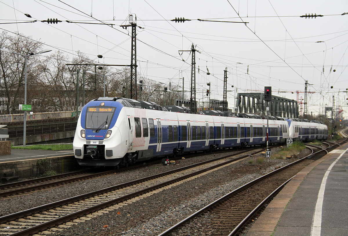 442 368 / NX368 & 442 369 / NX369 als MRB26 in Köln Messe/Deutz am 24.11.2015