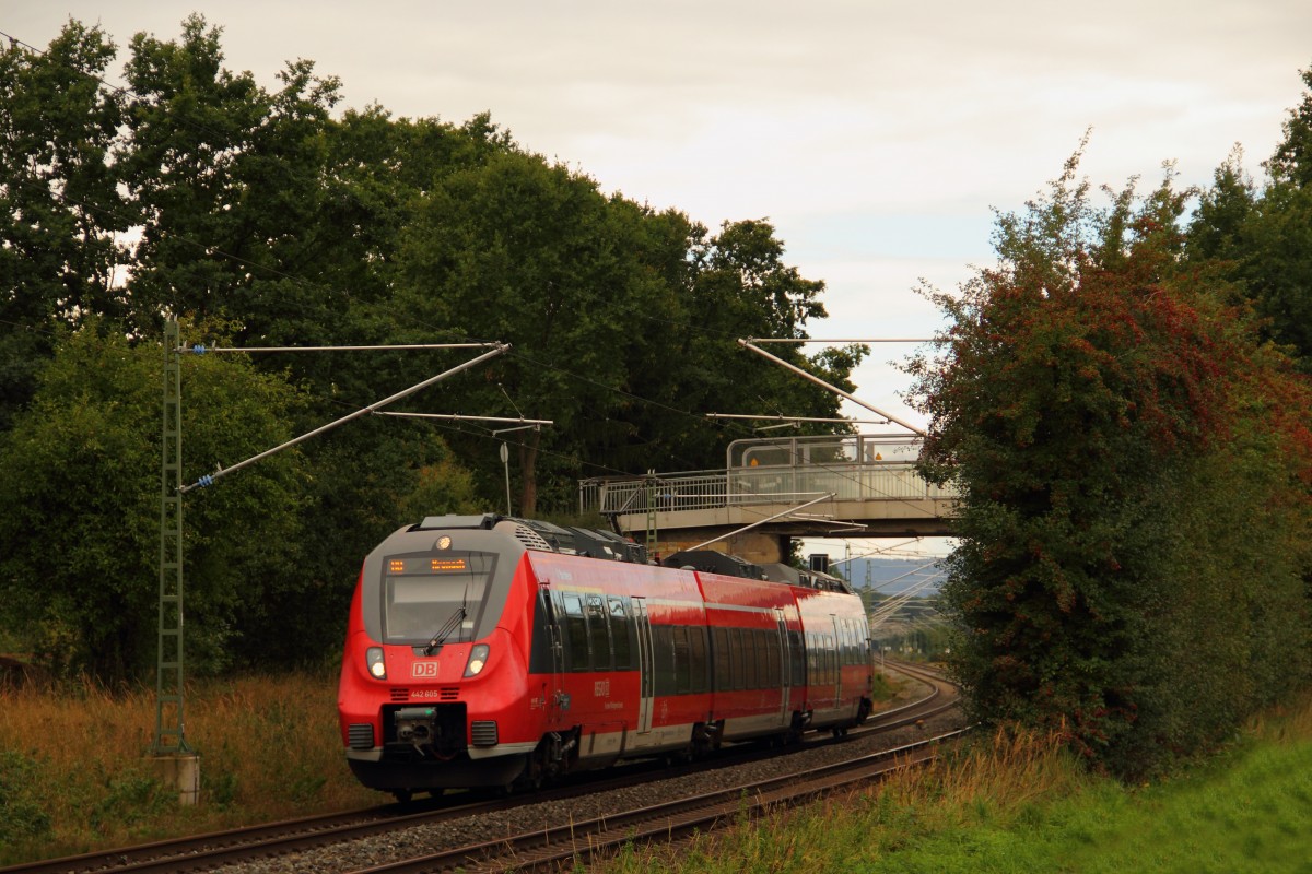 442 605  Stockheim  bei Gruben am 20.09.2015.