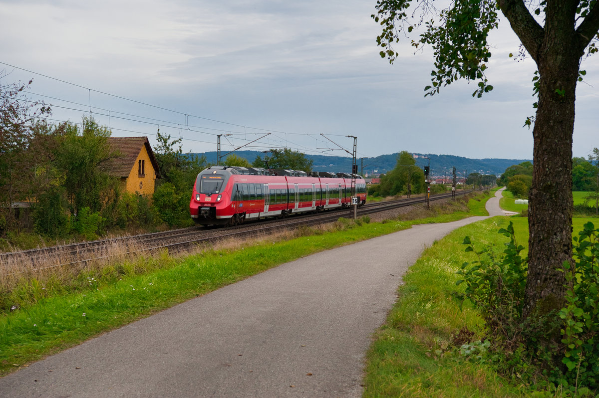442 722 als S3 39364 (Neumarkt (Oberpf) - Nürnberg Hbf) bei Pölling, 22.09.2019