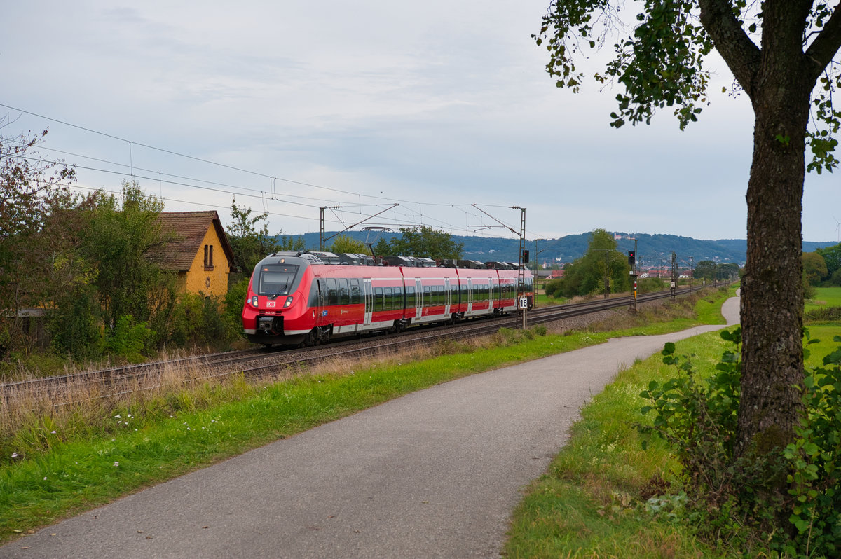 442 736 als S3 39358 (Neumarkt (Oberpf) - Nürnberg Hbf) bei Pölling, 22.09.2019