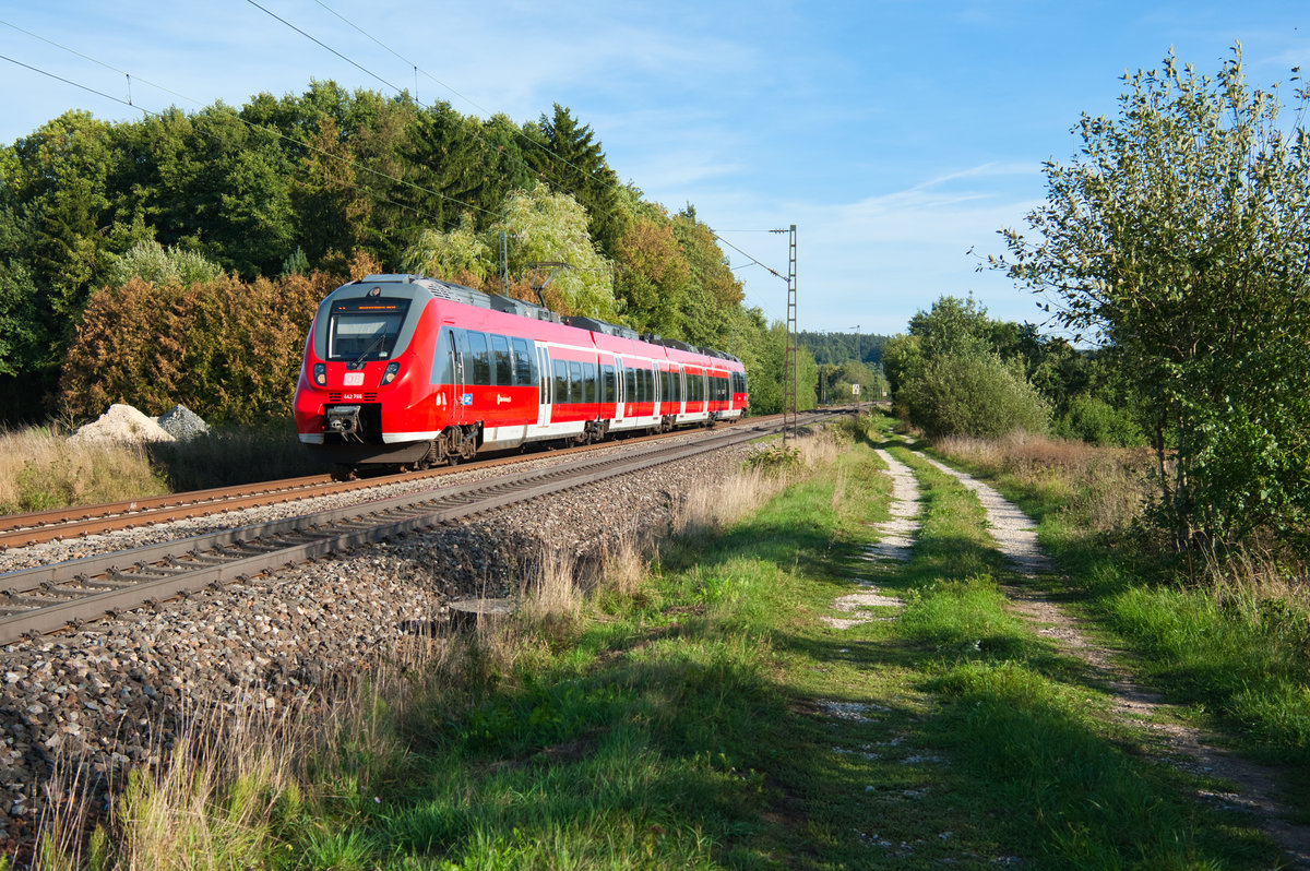 442 766 mit der S3 39362 von Neumarkt (Oberpf) nach Nürnberg Hbf, 11.09.2018