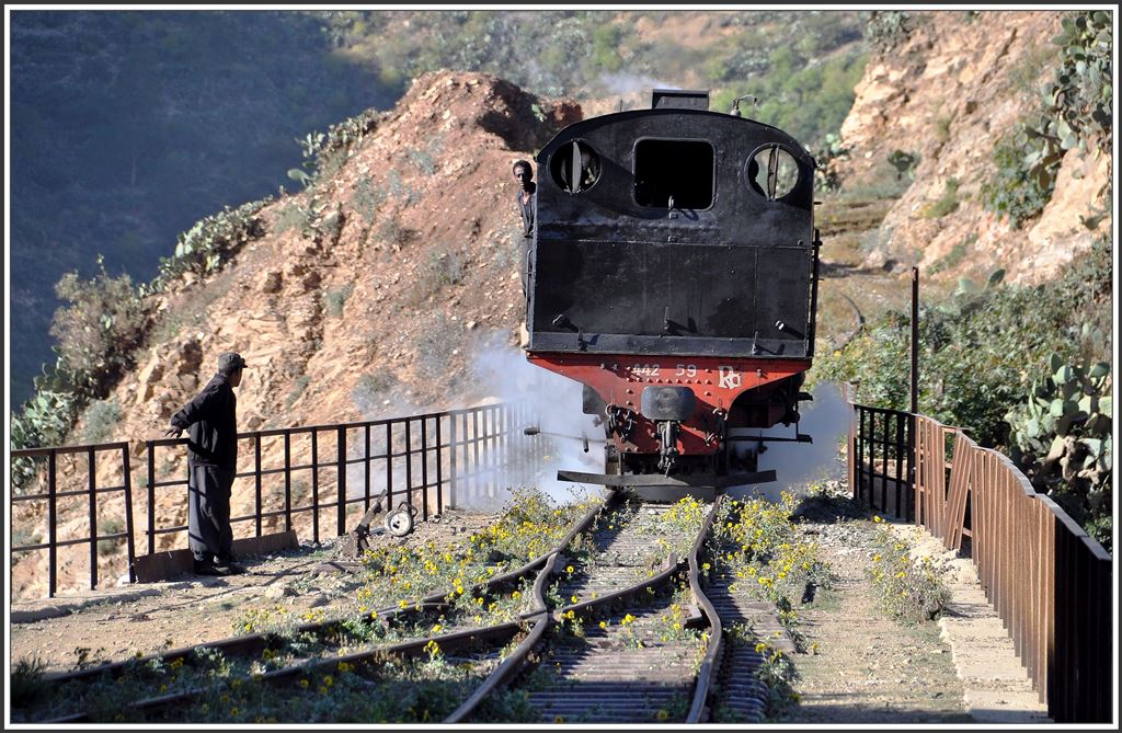 442.59 Italienische Mallet rangiert in Arbaroba. (05.12.2014)