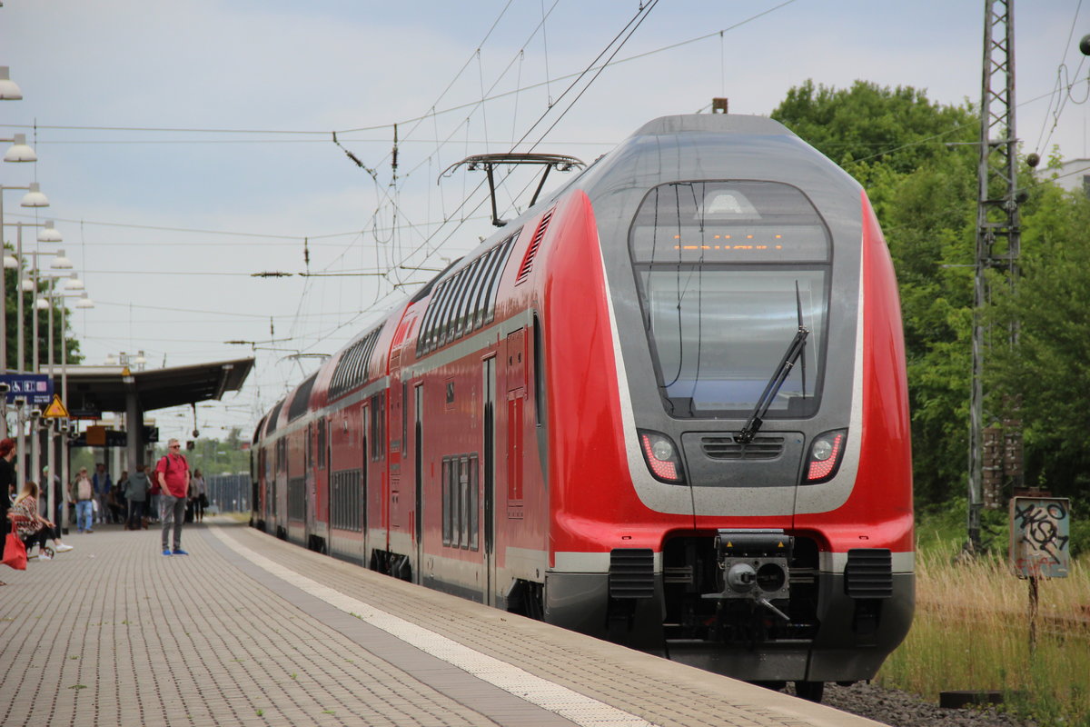 445 005 auf Testfahrt am 13.6.17 in Aachen Rothe Erde 