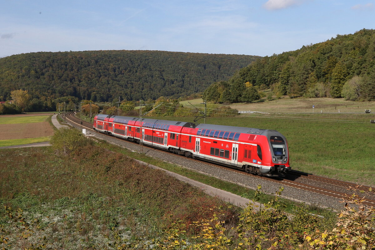 445 045 am 10. Oktober 2022 bei Harrbach.