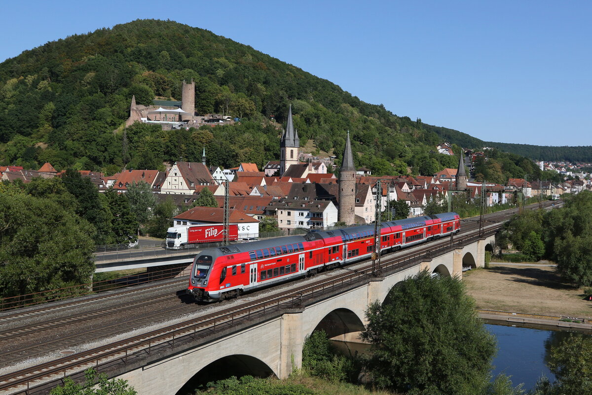 445 051 am 8. August 2022 in Gemünden am Main.