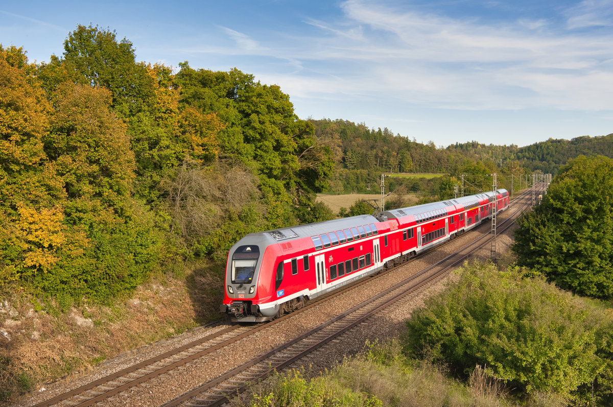 445 070 als RB 59102 (München Hbf - Nürnberg Hbf) bei Dietfurt b. Treuchtlingen, 20.09.2019