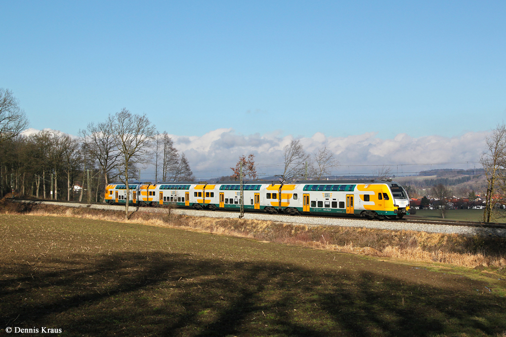 445 102 als M 79017 am 15.01.2014 bei Aßling.
