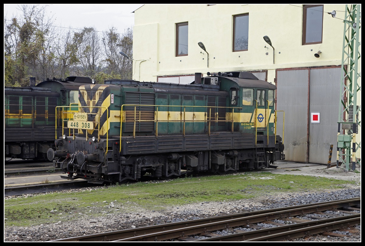 448 308 abgestellt in Sopron am 27.11.2019.