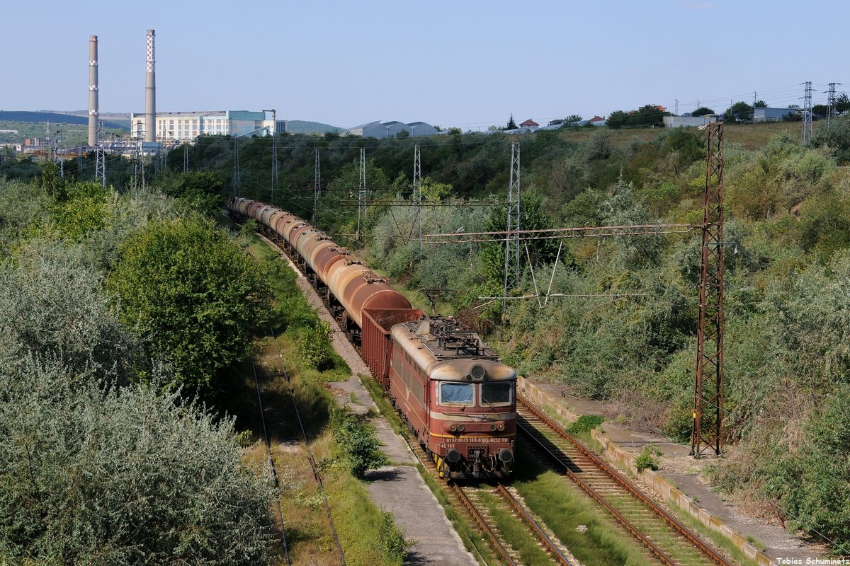 45 163 (91 52 00 45 163-0 BG-BDZTP) mit Güterzug am 18.08.2019 bei Ezerovo