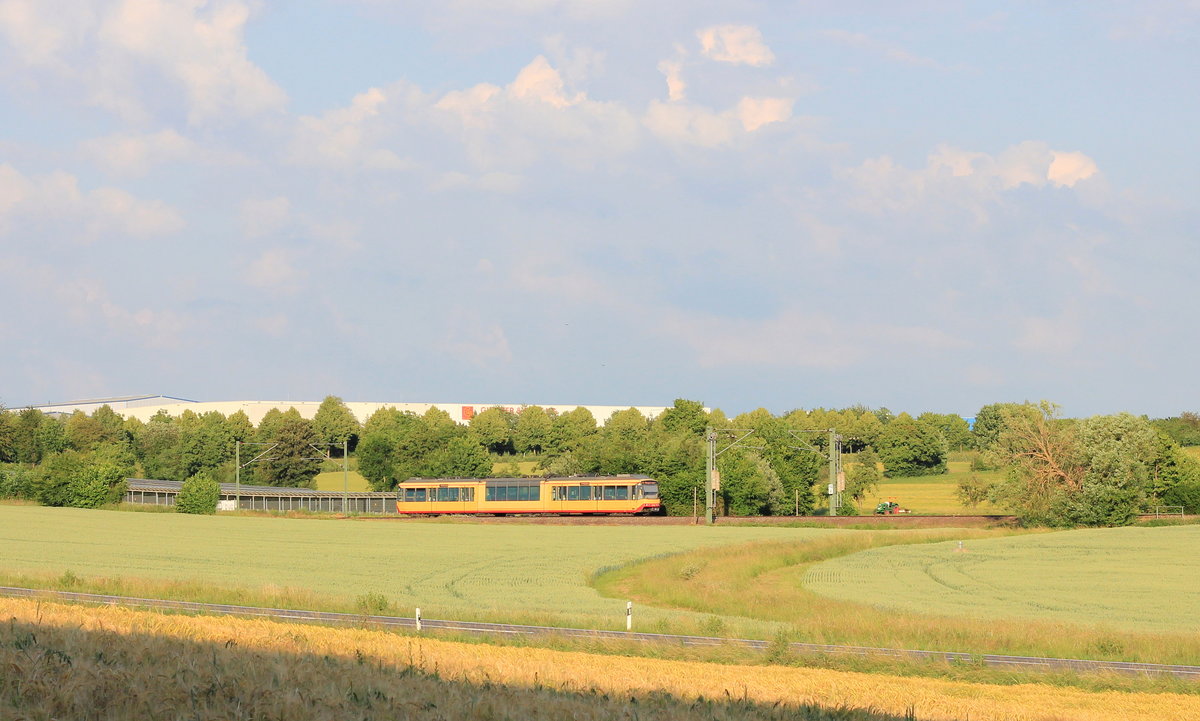 450 892 als S4 Schwaigern West-Öhringen Cappel zwischen Bitzfeld und Öhringen am 13.06.2020.