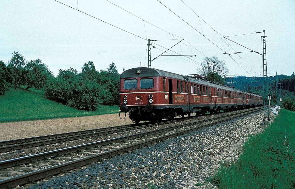 455 106 + 455 101  bei Lorch  20.05.81