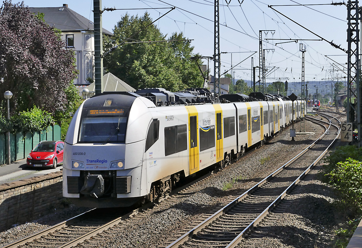 460 006-0 RB, Ausfahrt vom Bf Remagen - 22.08.2019