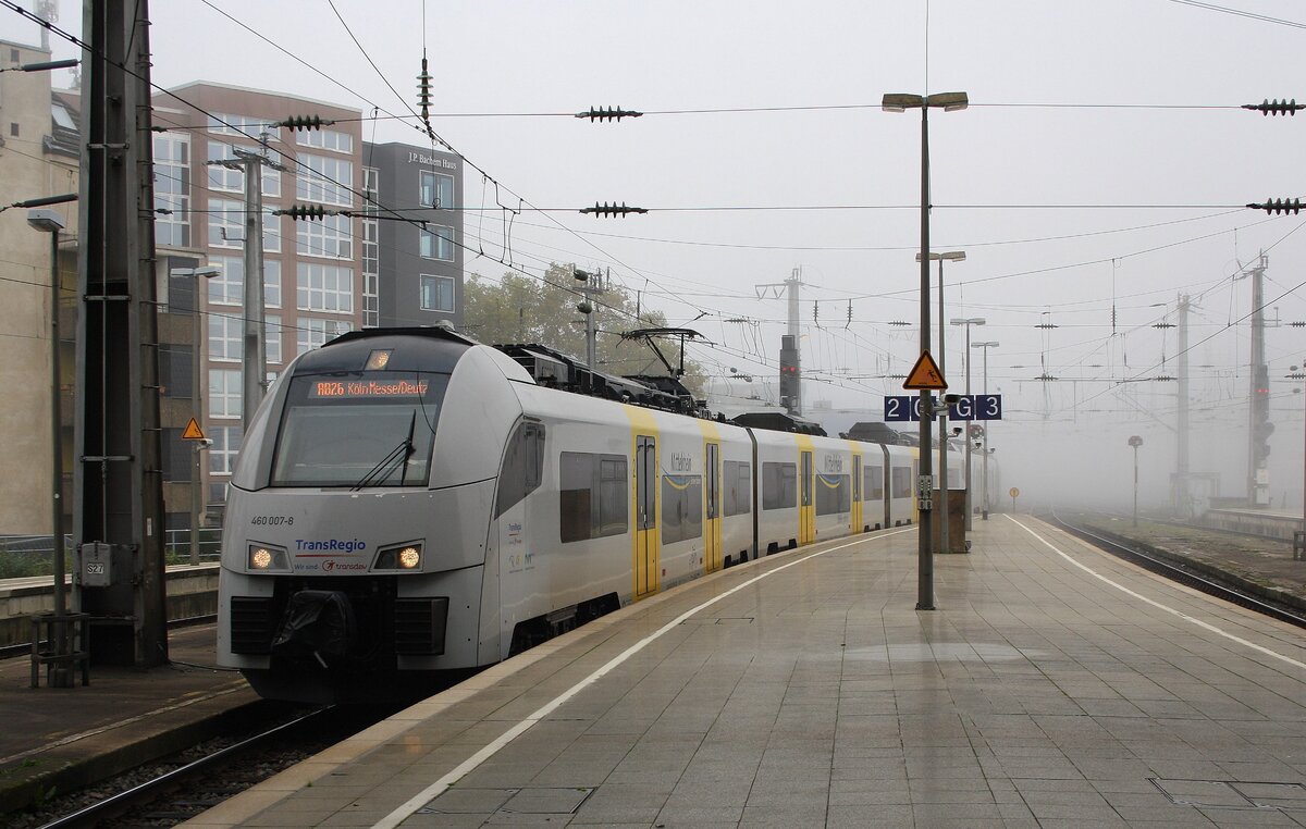 460 007-8 | TransRegio / Transdev |Köln Hbf | Oktober 2019