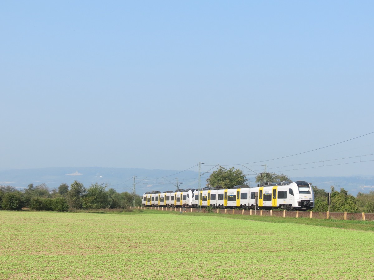 460 014+460 xxx waren am 3. Oktober 2014 als MRB24326 auf der Linie MRB32 von Mainz nach Koblenz unterwegs. 