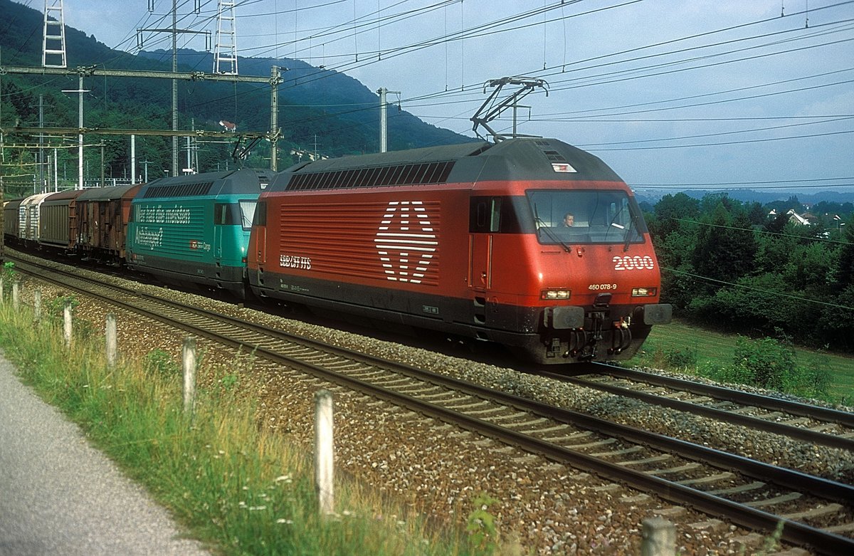 460 078 + 460 074  Stein - Säckingen  04.07.98