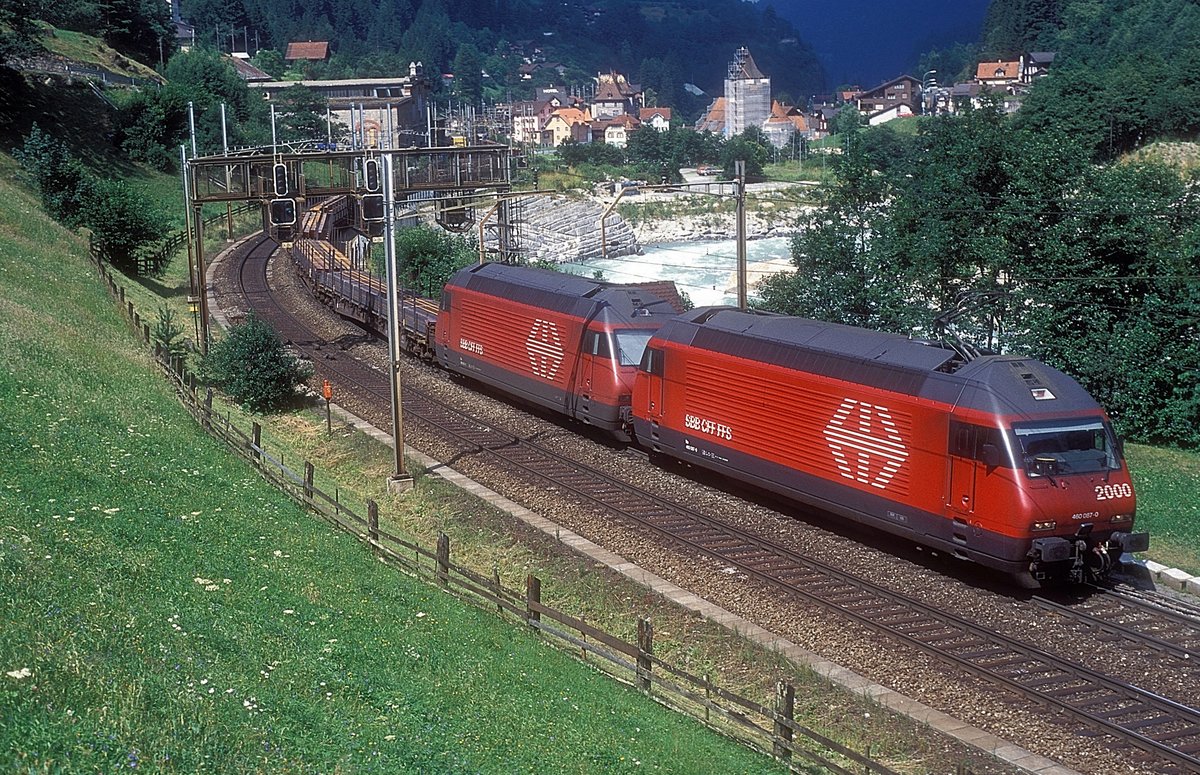 460 087 + 460 097  Gurtnellen  21.07.95