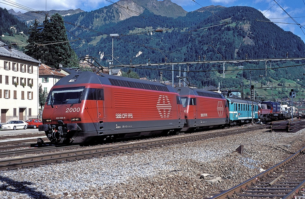 460 088 + 460 084  Airolo  07.09.96