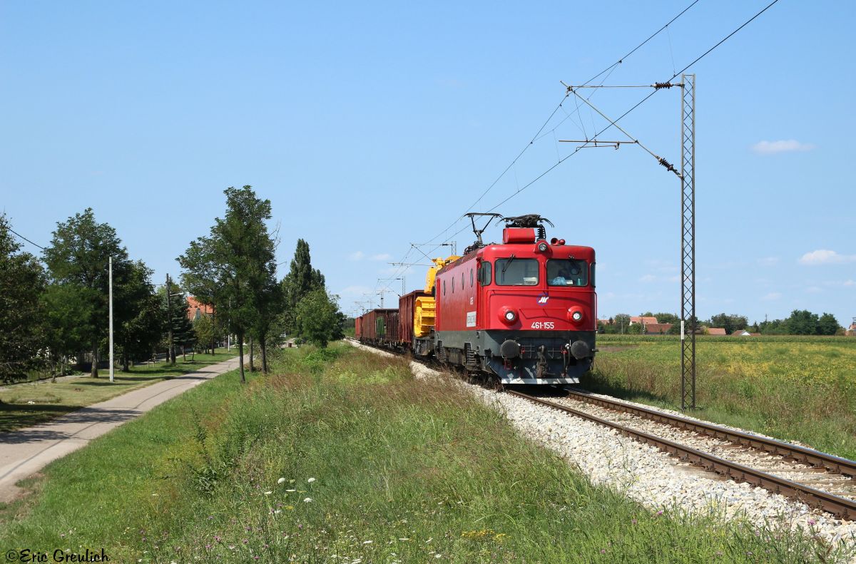 461 155 am 22.08.14. in  Stephanovicevo auf dem Weg nach Novi Sad.