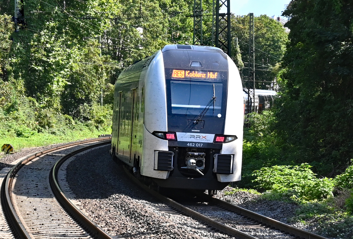 462 017 RRX RE5 nach Koblenz Hbf, Ausfahrt Bonn Hbf am 02.09.2020