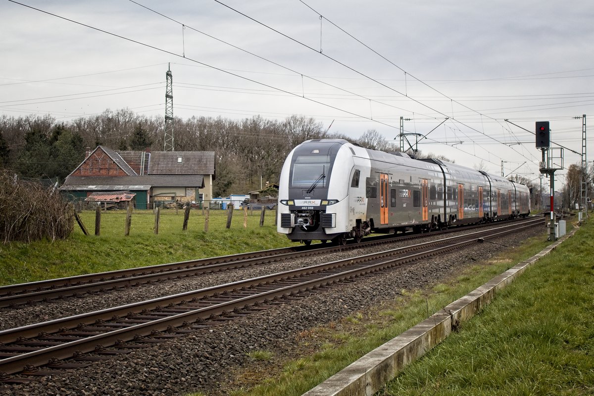 462 059 als Tfzf über die Hamm-Osterfelder Bahn bei Hamm-Neustadt (17.04.2021) 