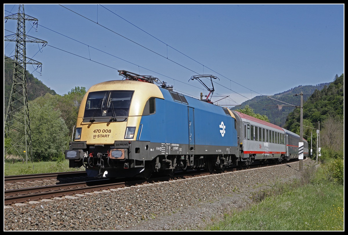 470 008 mit EC151 bei Mixnitz am 13.05.2020.