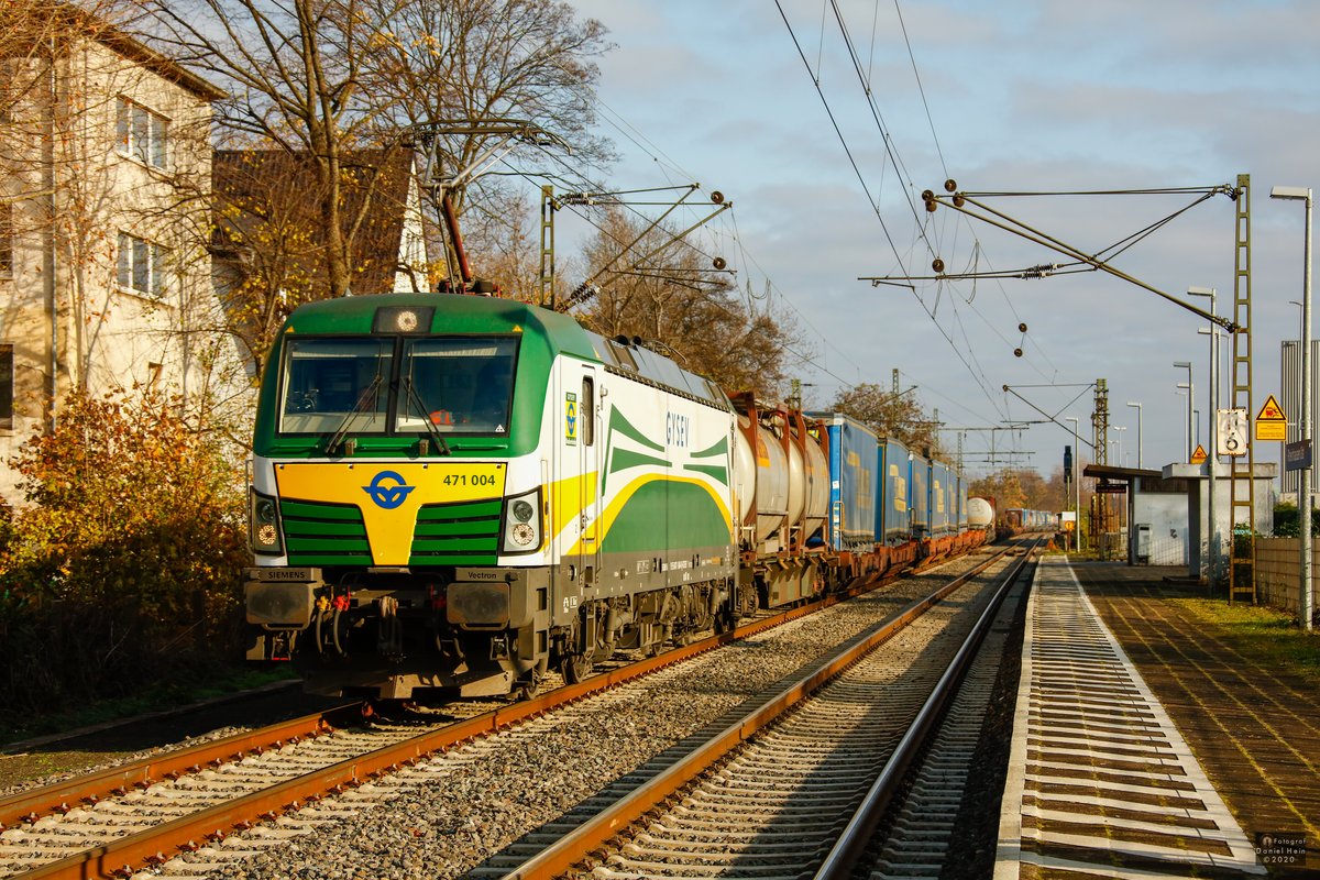 471 004 GYSEV in Duisburg Rheinhausen Ost, November 2020.