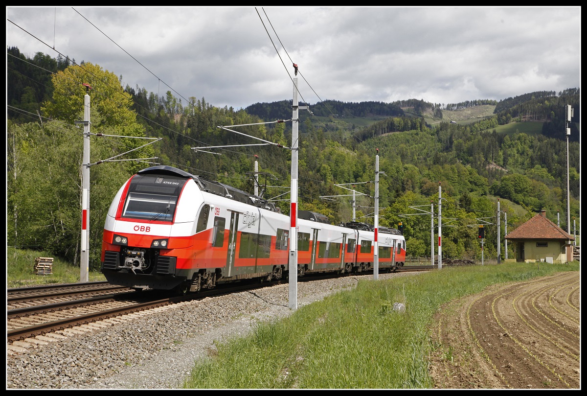 4744 043 bei Frohnleiten am 10.05.2019.