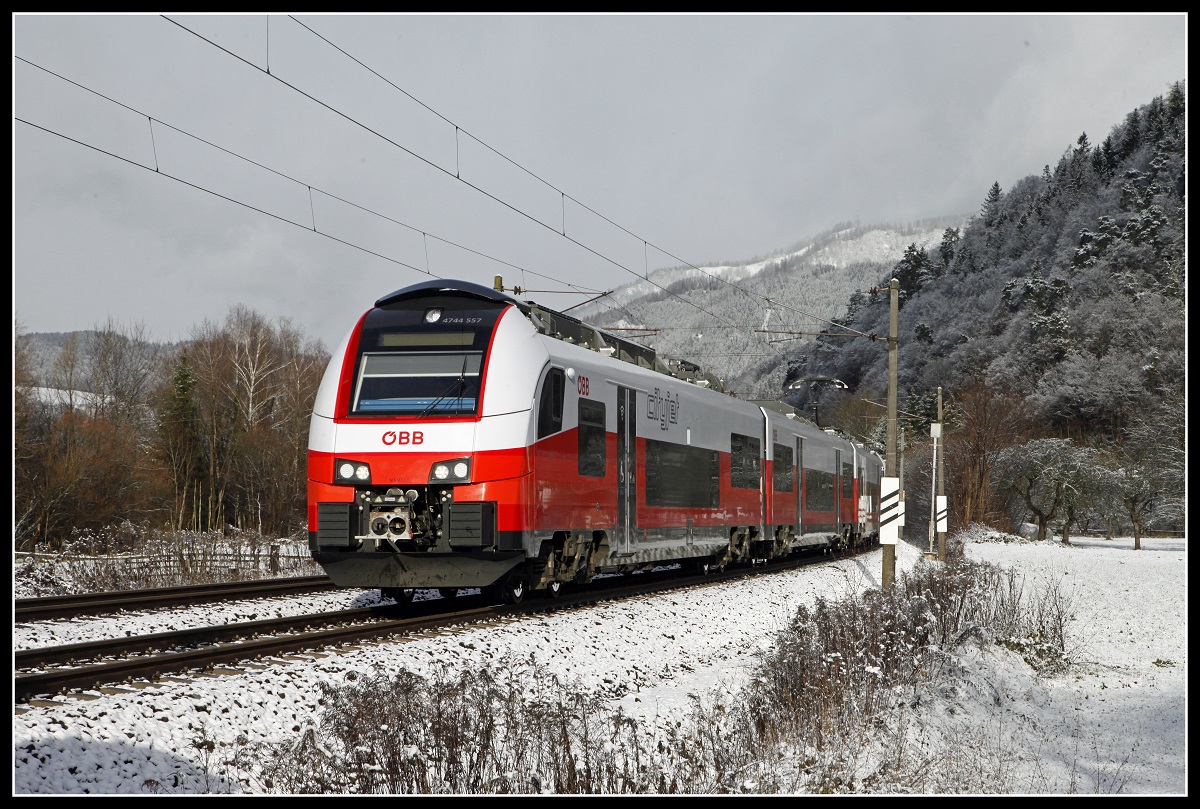 4744 557 bei Mixnitz - Bärenschützklamm am 11.12.2018.