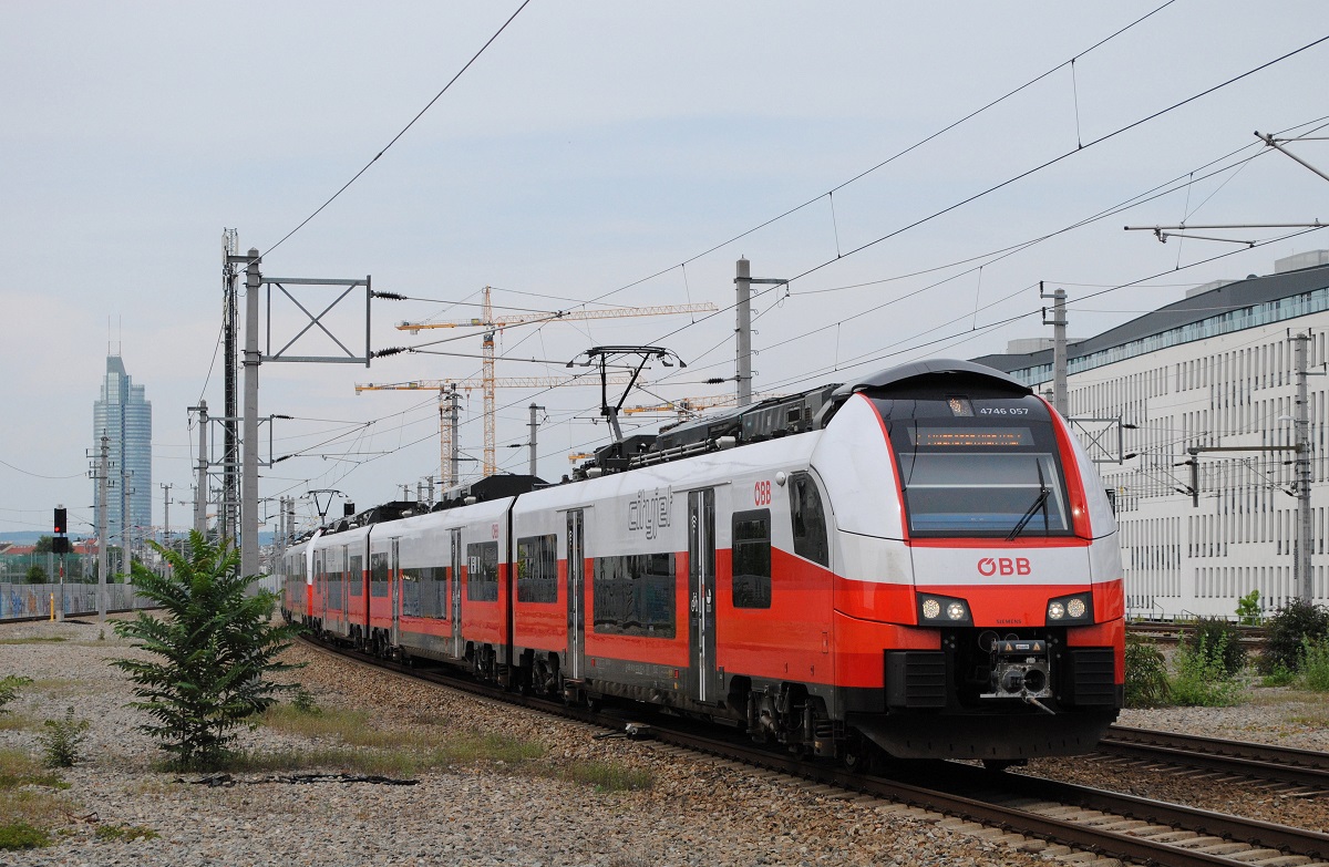 4746 057 + 4746 055, Wien - Nord/ Praterstern. (14.08.2020)