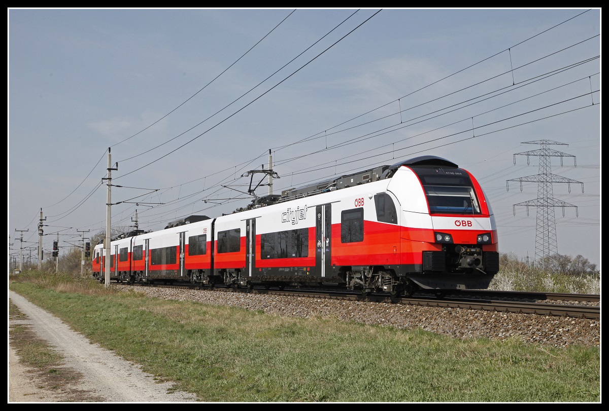 4746 064 bei Götzendorf am 2.04.2019.
