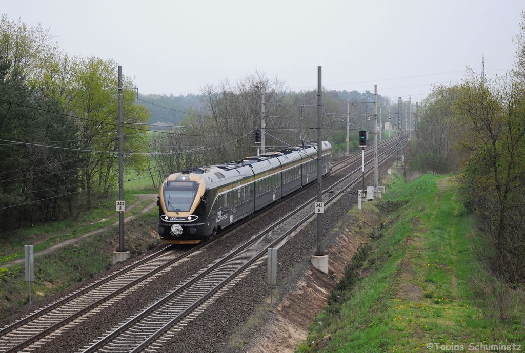 480 XXX als LE 1358  Leo Express  von Bohumín nach Praha hl.n. am 29.04.2013 bei Kolín