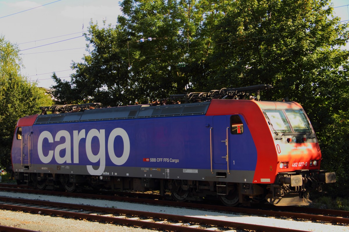482 027-0 SBB Cargo in Hochstadt/ Marktzeuln am 04.09.2013