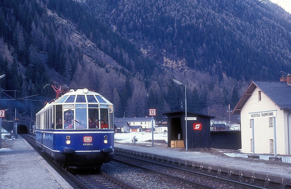 491 001  Tauerntunnel  13.02.93