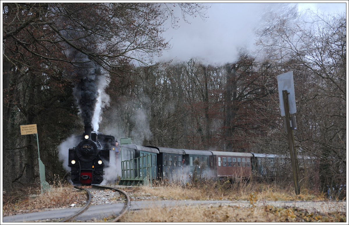 498.04 der ÖGEG am 8.12.2016 zwischen Unterhimmel-Christkindl und Schloss Rosenegg.